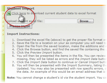 import students screen cap